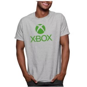 Xbox Logo Mens Crew Neck T-shirt Size Small Gray Short Sleeve Shirt Top …